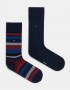 TOMMY HILFIGER 701229837-003  Ανδρικές Κάλτσες TH MEN SOCK 2pcs  HERRINGBONE STRIPE, NAVY